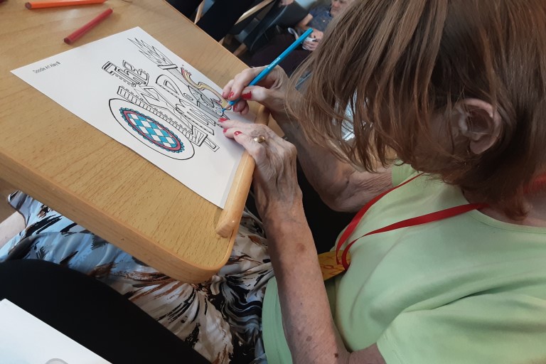 Residents Colouring. 