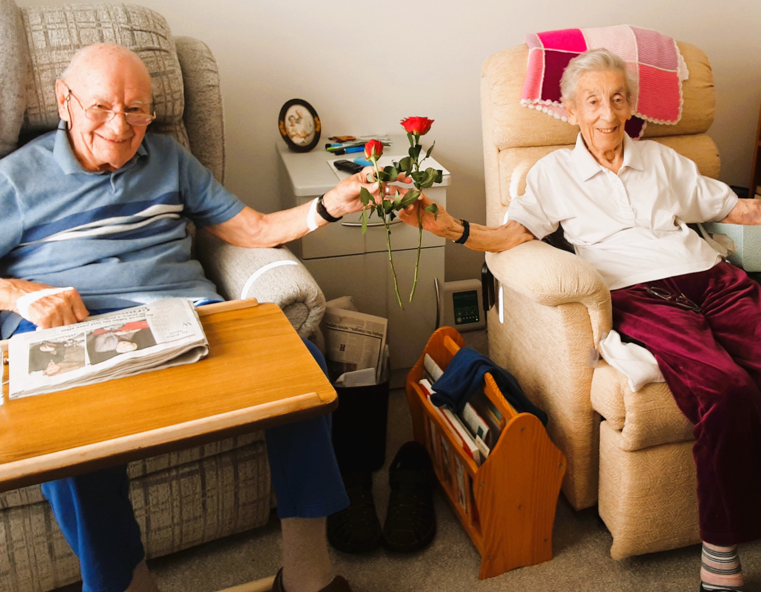 Valentine's day celebrations with a couple that live with us