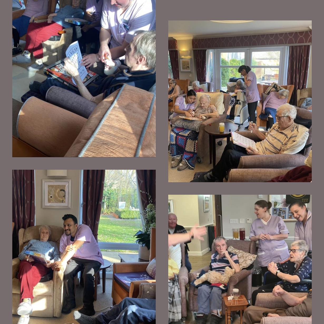 Abingdon Court's residents and lifestyle team 