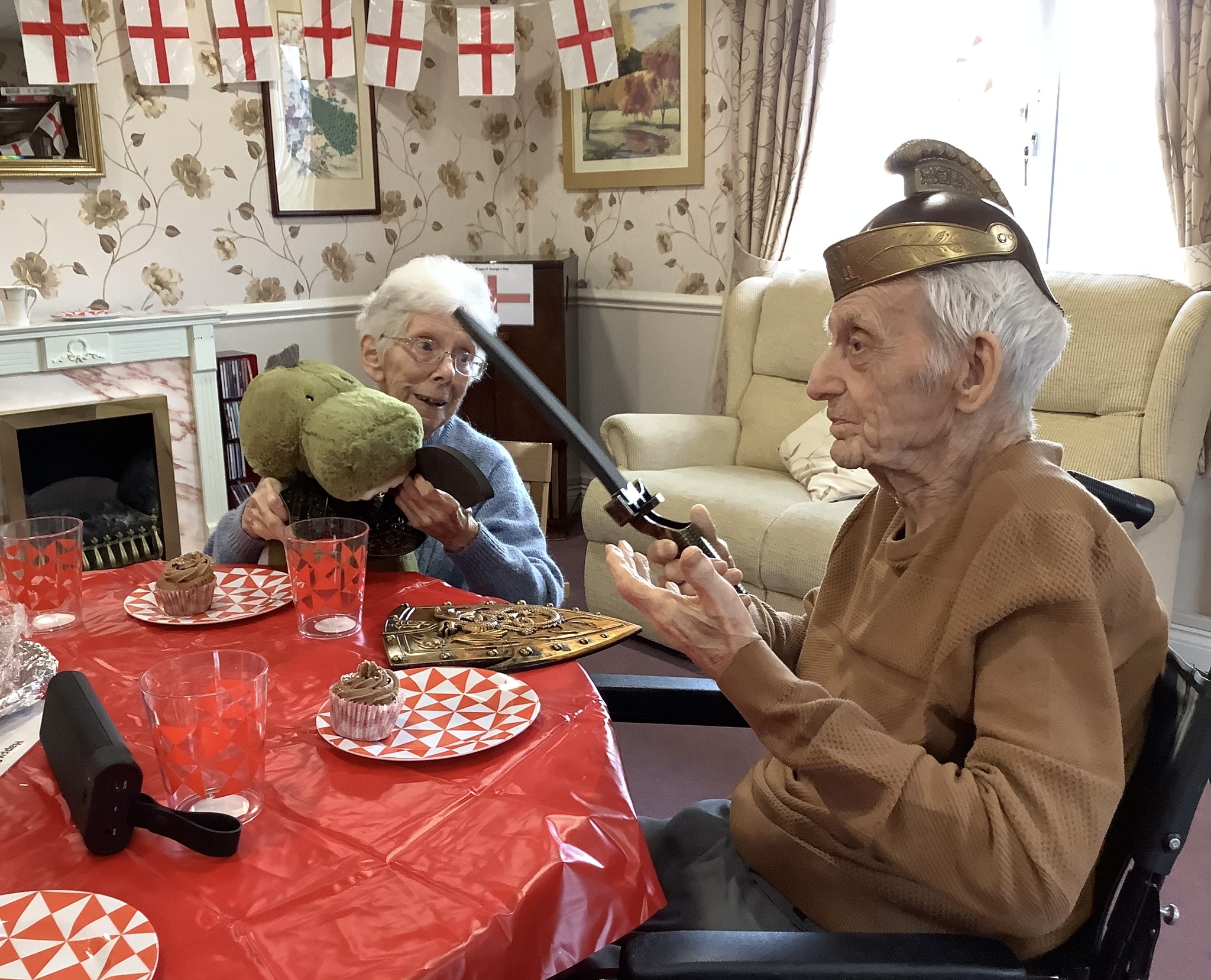 St George's day dress up at Belmont House