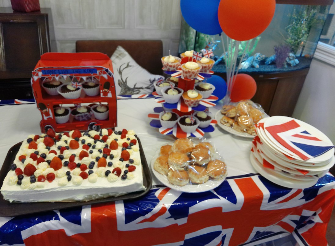 Kings Coronation buffet at Woodland