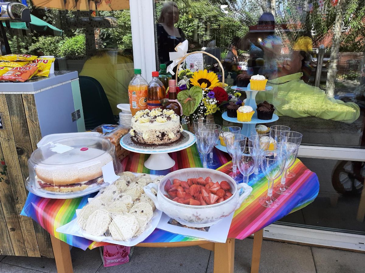 Culture day at Appletree Court - cakes and drinks 