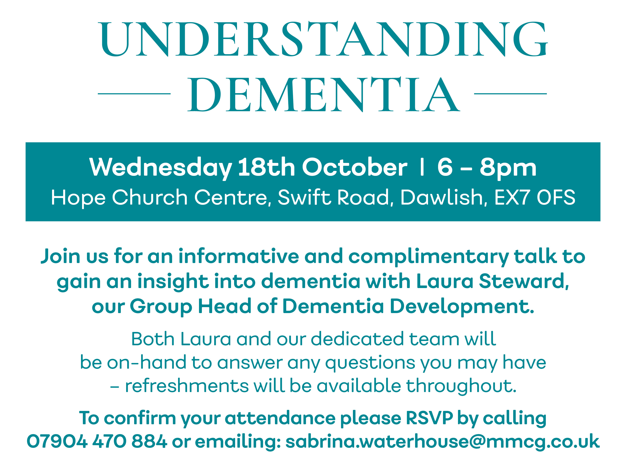 Dementia evening poster 