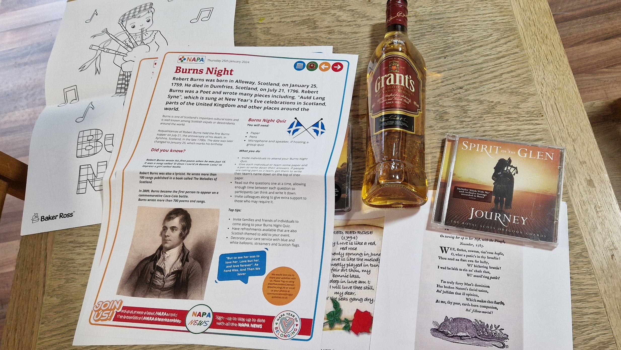 Burns night at Earsdon Grange