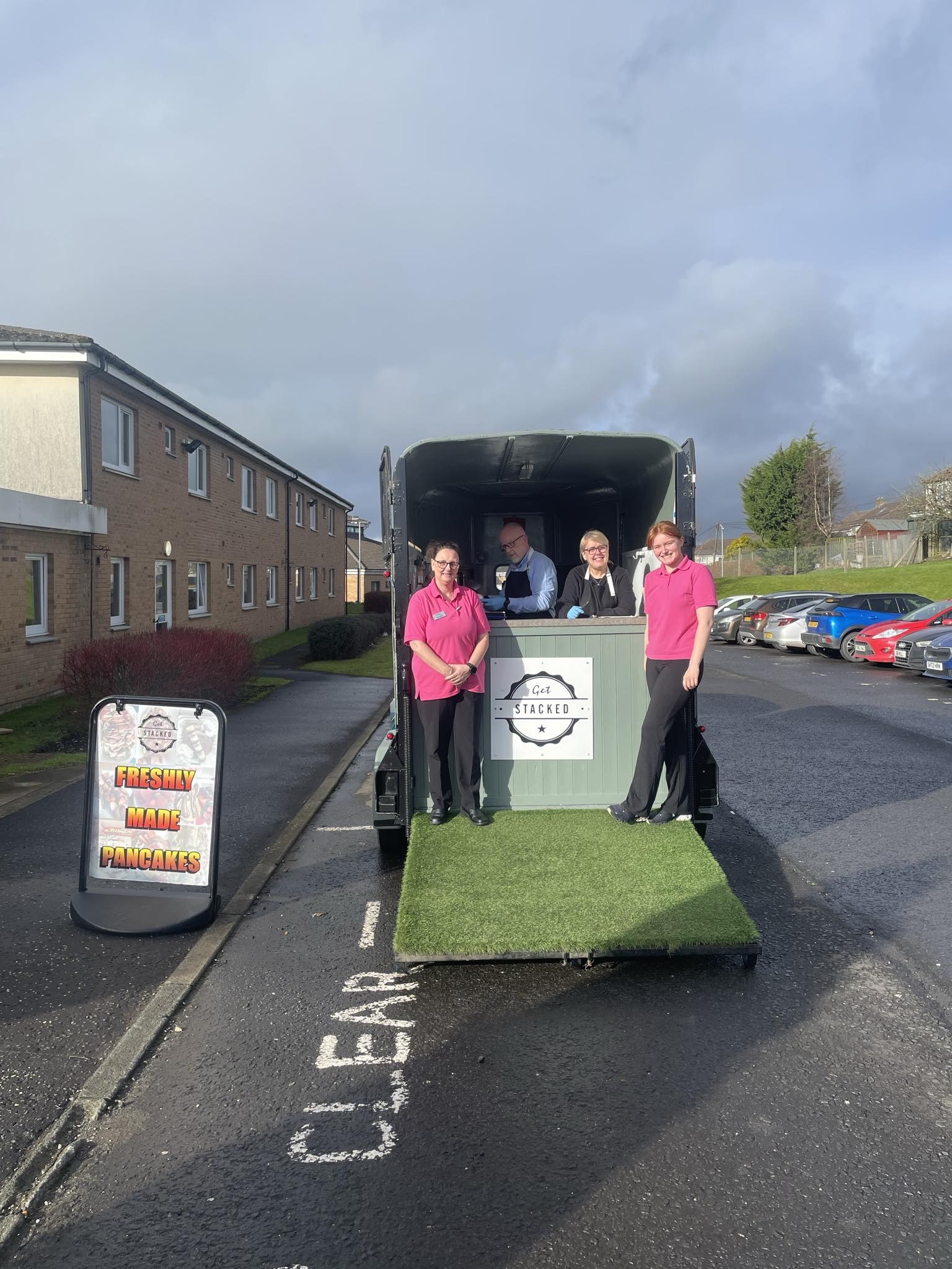 Pancake van at Glennie House 