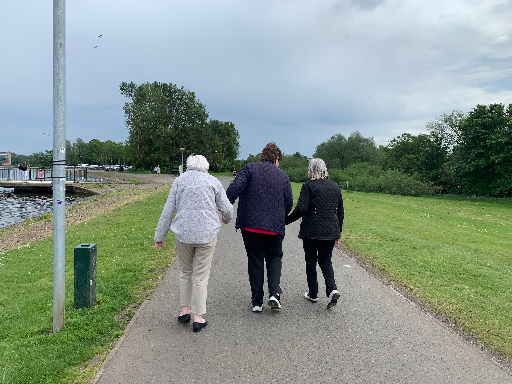 Parksprings' ladies walking round Strathclyde park