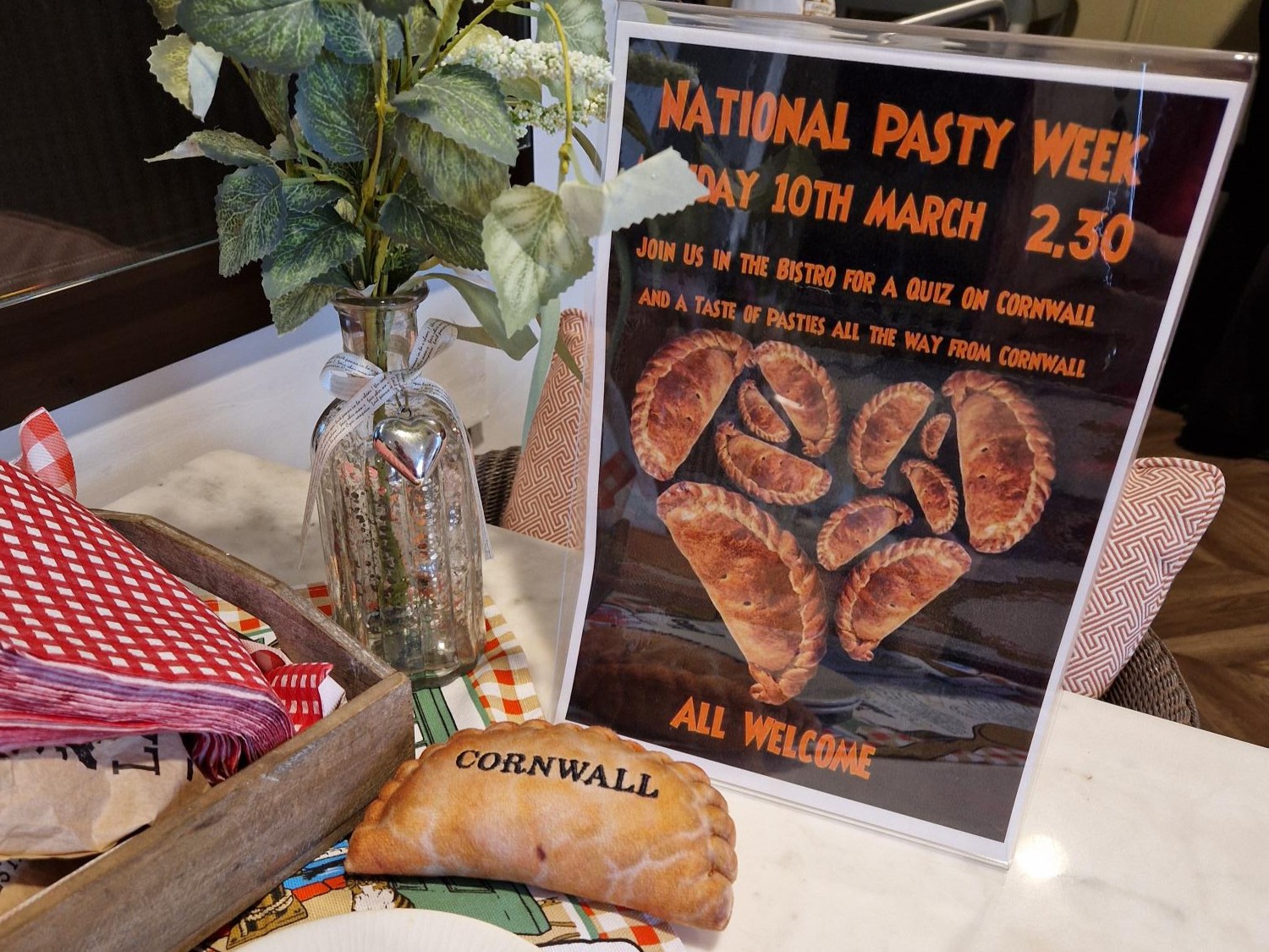 Chartwell Manor National Cornish Pasty Day