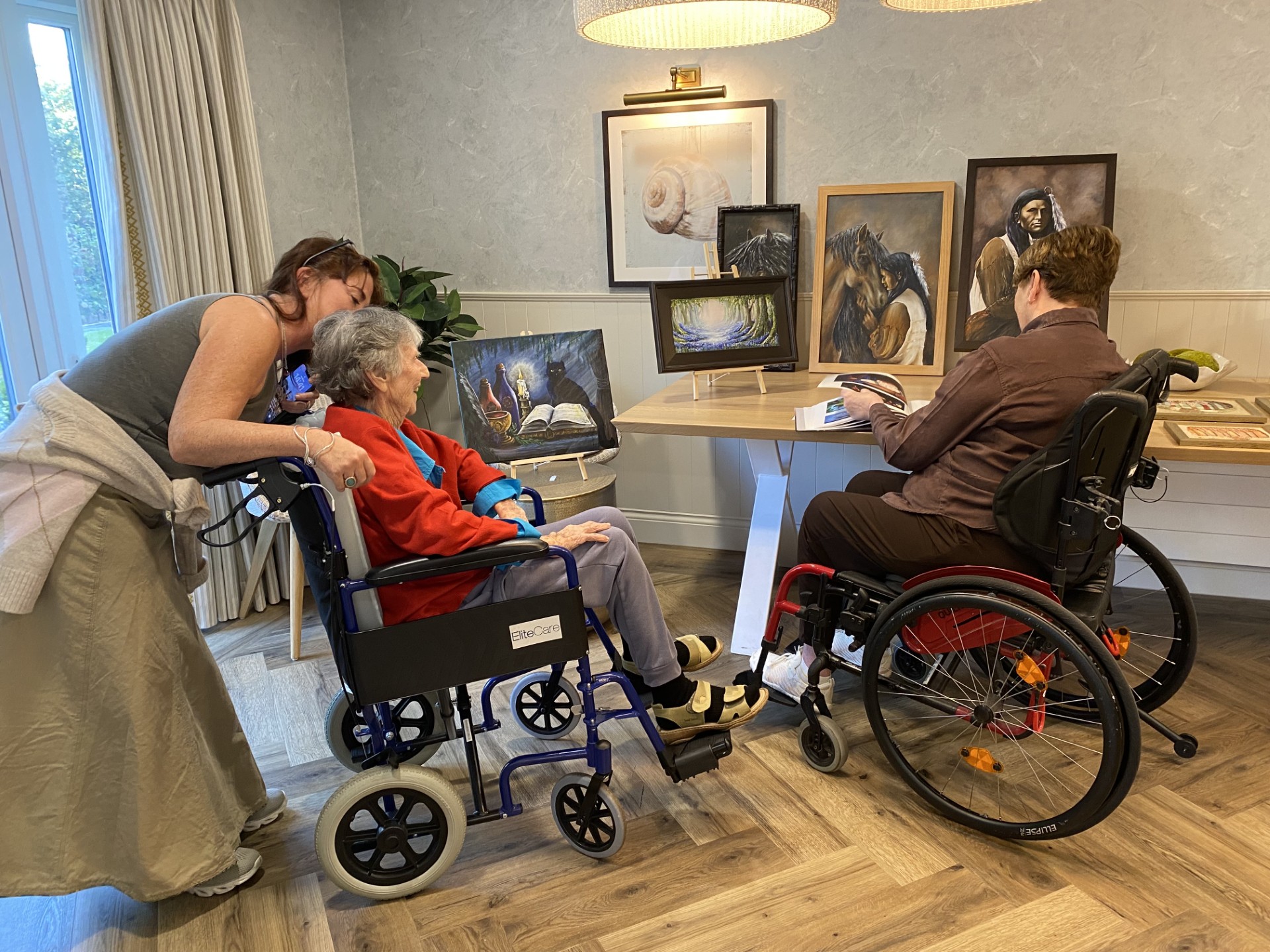 Claremont Manor Celebrates International Artists Day with Resident Art Exhibition in Dawlish