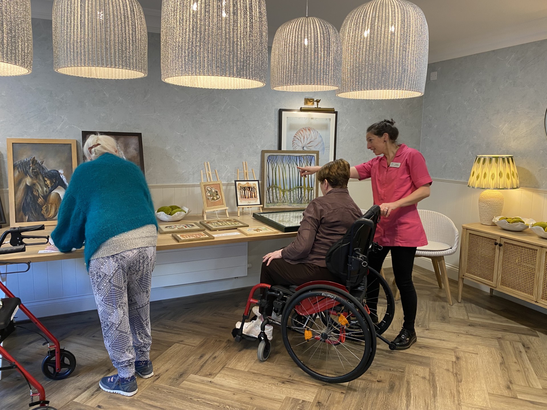 Claremont Manor Celebrates International Artists Day with Resident Art Exhibition in Dawlish