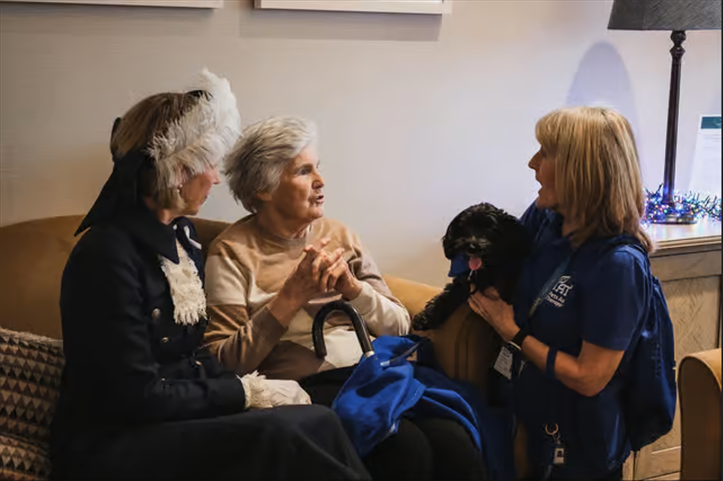 Pets As Therapy in Lace Hill Care Home