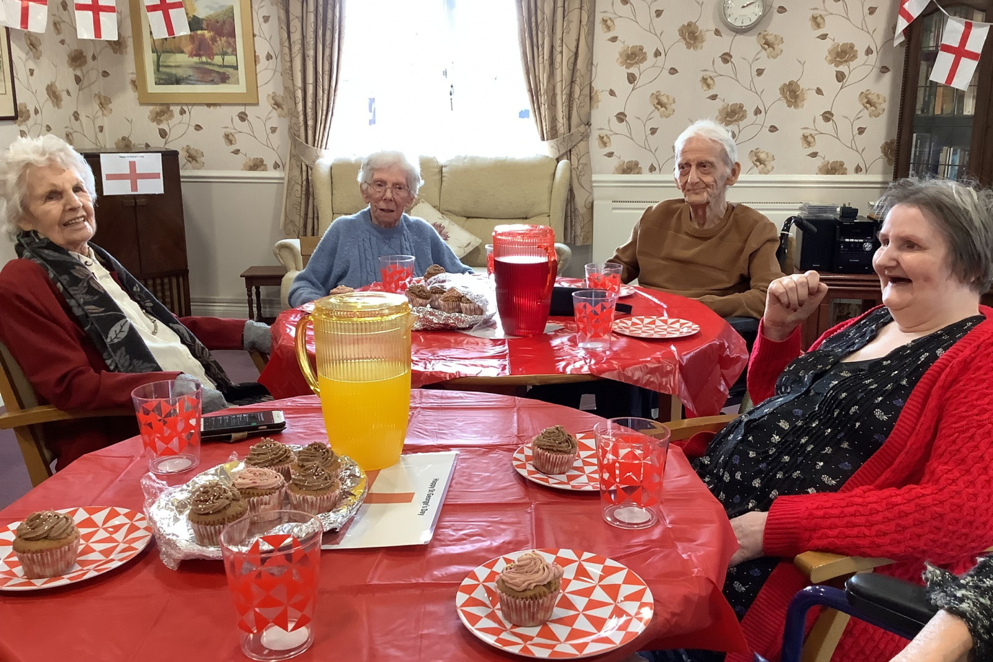 St George's day celebrations at Belmont House