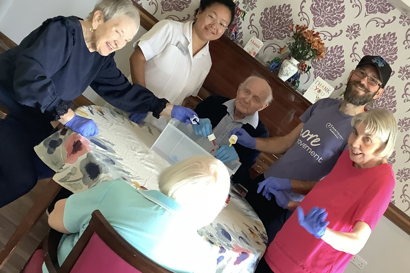 Allingham's intergenerational art session