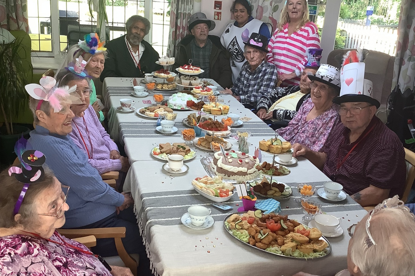 Mad Hatters tea party at Bridge House