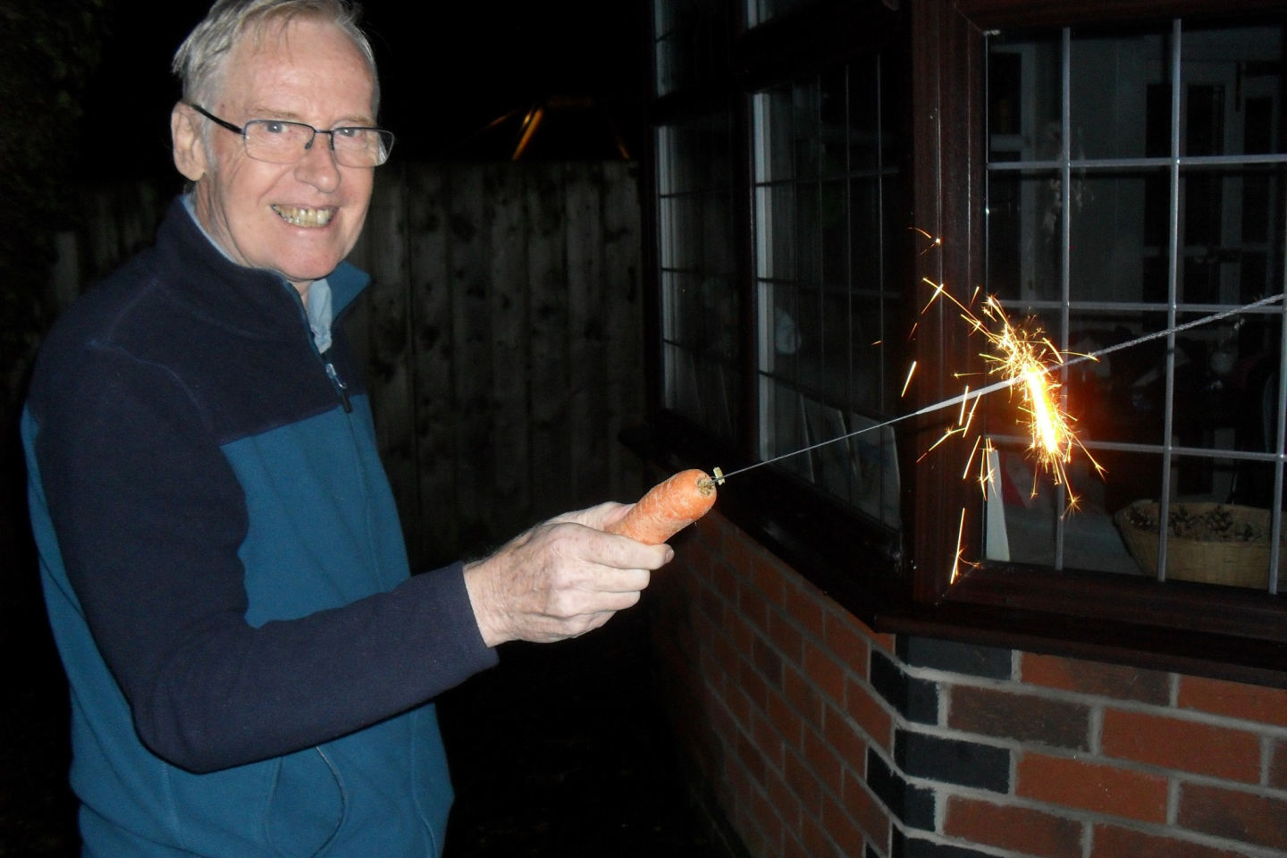 Bonfire night sparklers 