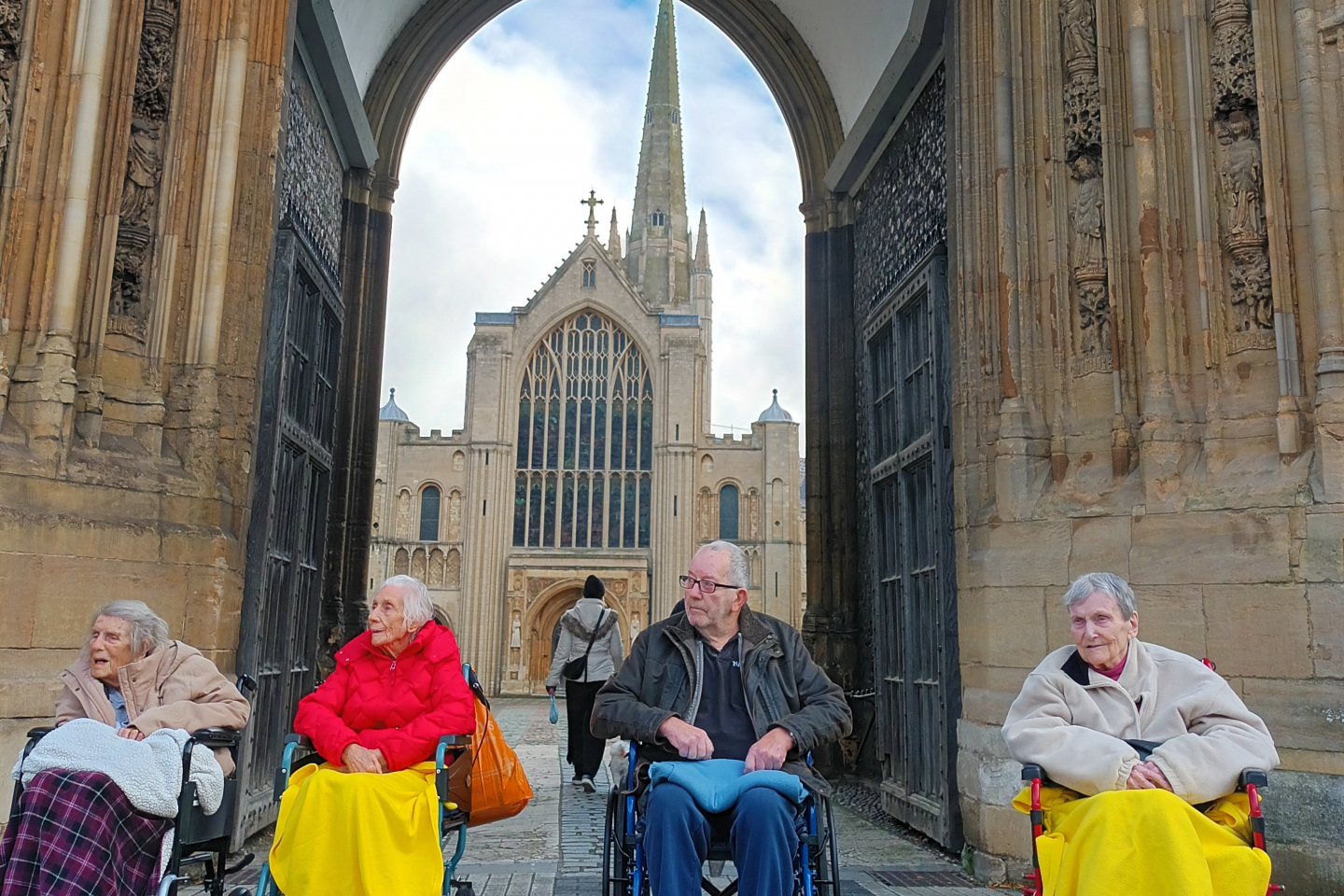 mary chapman court visit to Norwich cathedral 