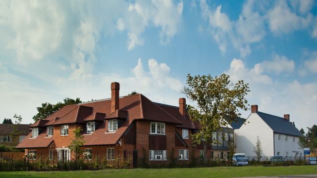 Buckingham House building and surroundings