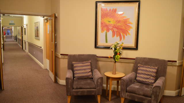 Manor Park hallway and seating 