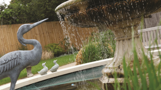 Kents Hill garden fountain