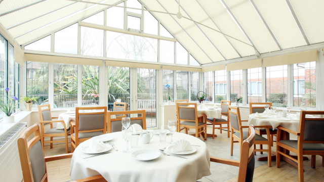 Parkview House dining room conservatory 