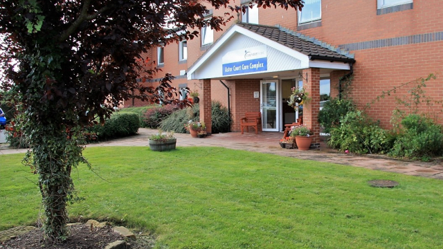 Astor Court outside main entrance