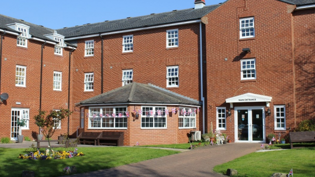 Garden Hill exterior showing main entrance 