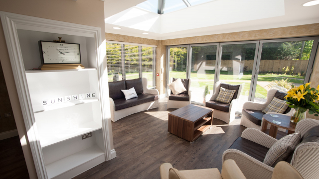 Hope Green second conservatory with seating 