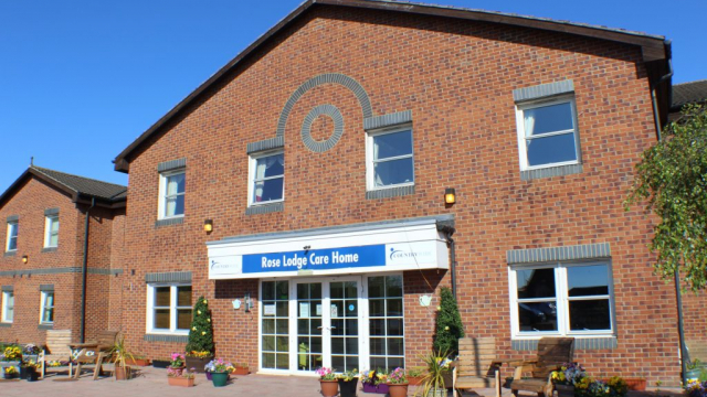 Rose Lodge exterior and entrance 