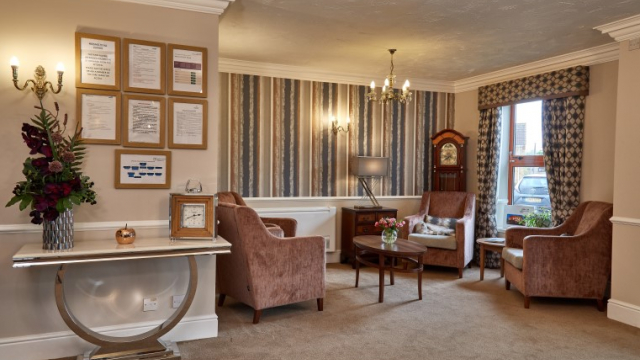 Kents Hill reception seating area