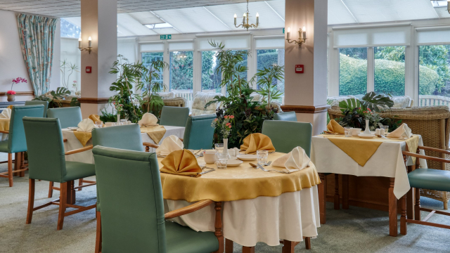 Pinewood dining room