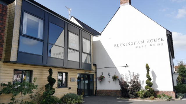 Buckingham House outside entrance