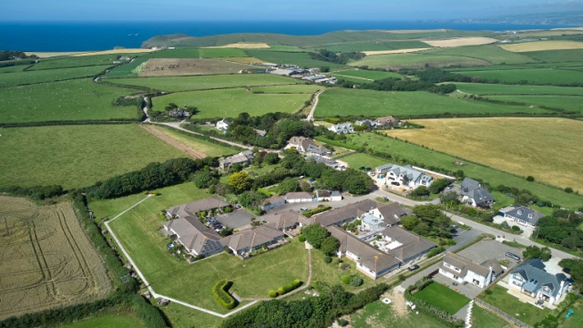 Windmill Court overhead view