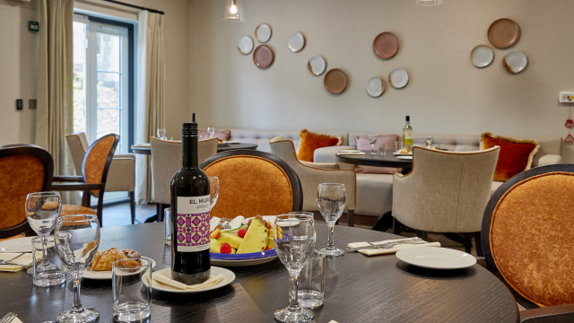 Dining Room at Windsor Court Care Home Malvern Worcestershire