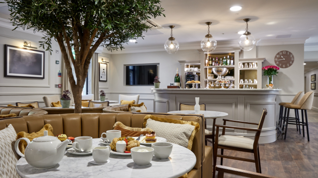 Dining Room at Windsor Court Care Home Malvern Worcestershire