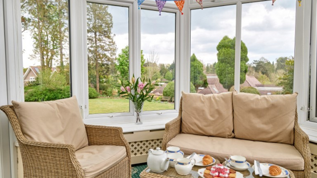 Furze Hill conservatory with seating 