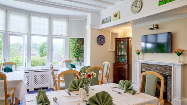 Furze Hill dining area