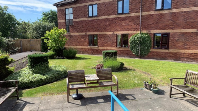 Croft House garden and outdoor seating 