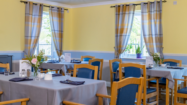 Amber Court dining area 