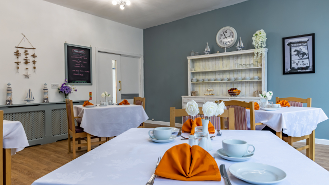 Birch Heath dining area