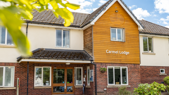 Carmel Lodge entrance