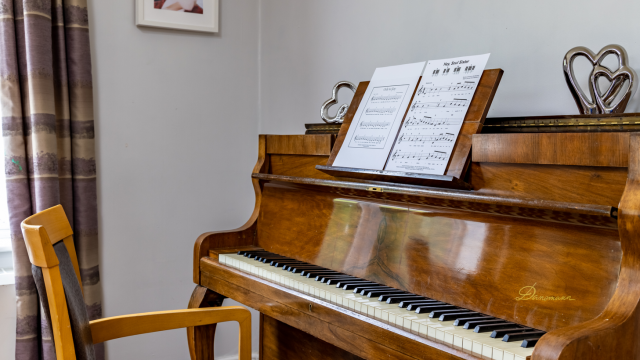Carmel Lodge piano