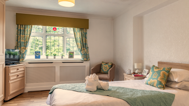 Hope Green bedroom