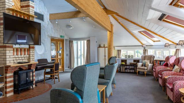 White Rose Lodge living room 
