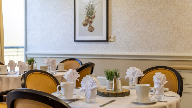 The Devonshire dining area