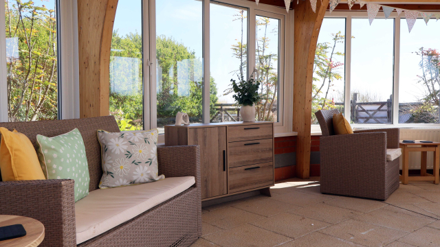 White Rose Lodge summer lounge