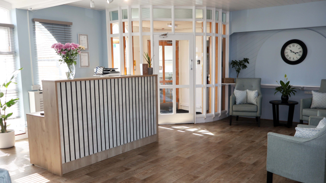 White Rose Lodge reception area