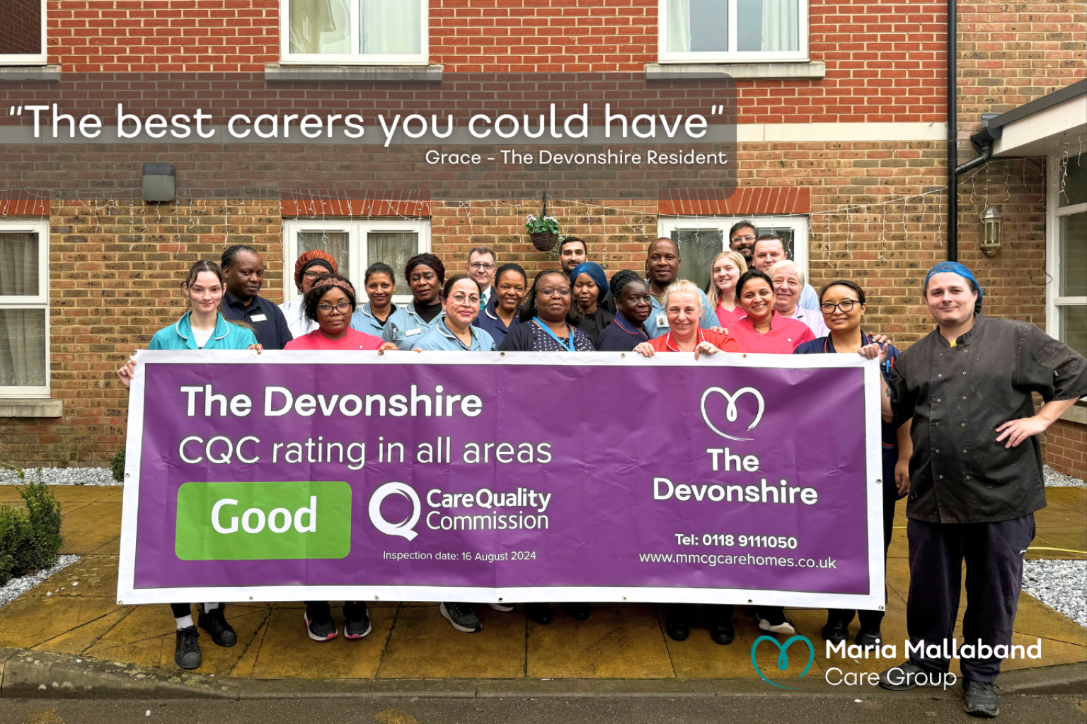 The Devonshire Care Home rated ‘Good’ in CQC inspection