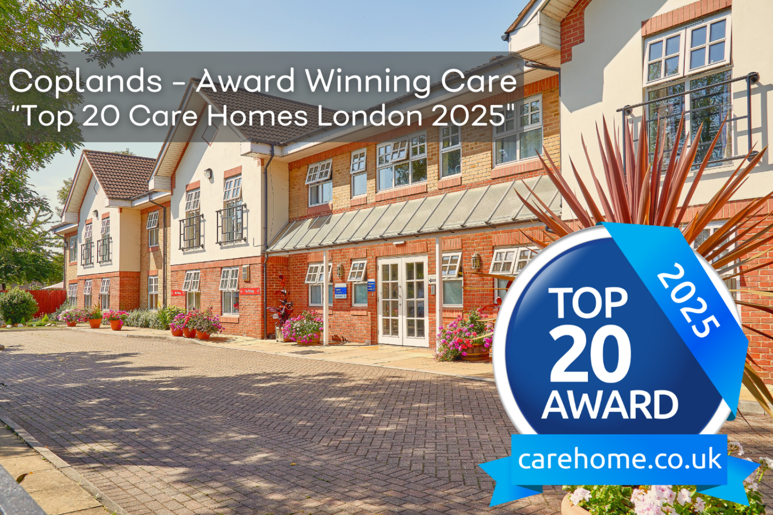 Care Home Awards 2025 Best London Care Home Coplands