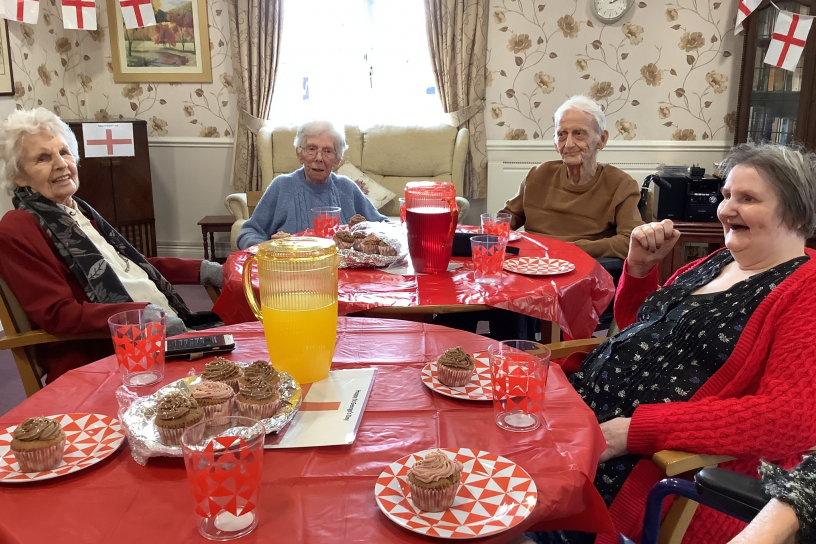 St George's day celebrations at Belmont House