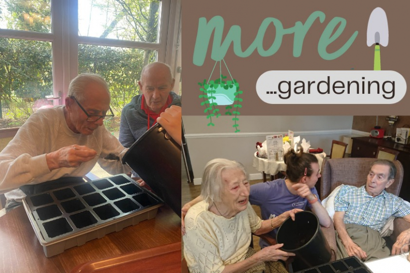 Gardening at Abingdon court 