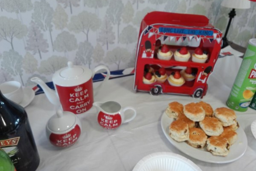 King's Coronation tea party 